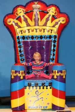 Inflatable Birthday Throne